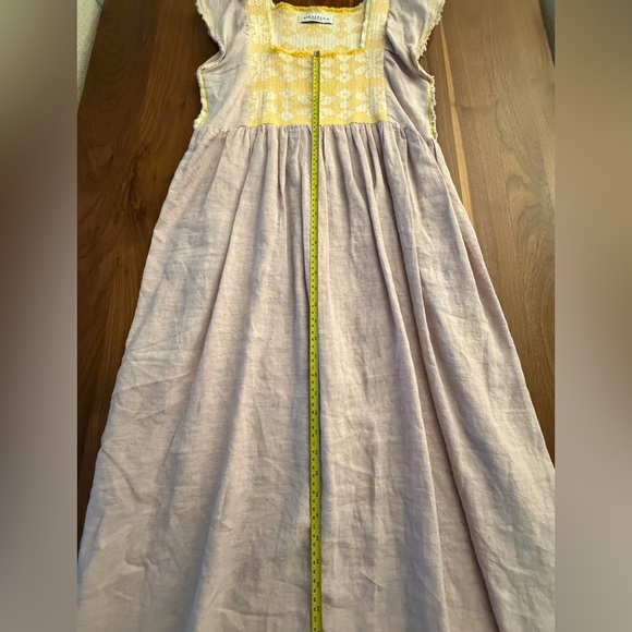 Charming sleeveless linen dress - Picture 11 of 14